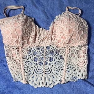 pink corset top